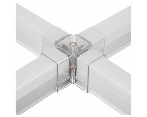Соединитель угловой X-образный для модульных светильников Wolta  WTB-WBT-X-01