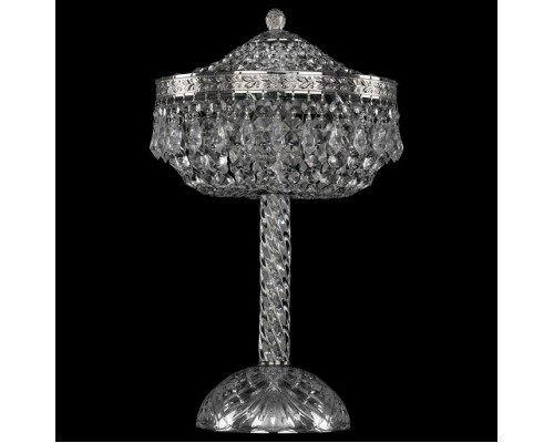 Настольная лампа декоративная Bohemia Ivele Crystal 1901 19011L4/25IV Ni Настольная лампа декоративная Bohemia Ivele Crystal 1901 19011L4/25IV Ni