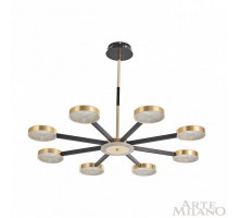 Люстра на штанге Arte Milano Ferrara-72079 272079/8 BK/GD