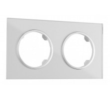 Рамка на 2 поста Arte Milano am-502.01 502.01-2.silver