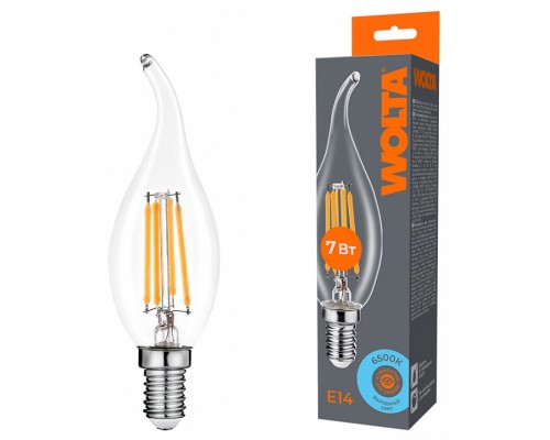 Лампа светодиодная Wolta  E14 7Вт 6500K WF-CT35-7W6KE14
