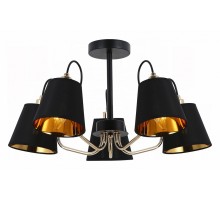 Люстра на штанге ILLUMICO  IL6120-5COU-79 BK GD