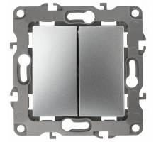 Переключатель перекрестный двухклавишный без рамки Эра Эра 12 12-1112-03