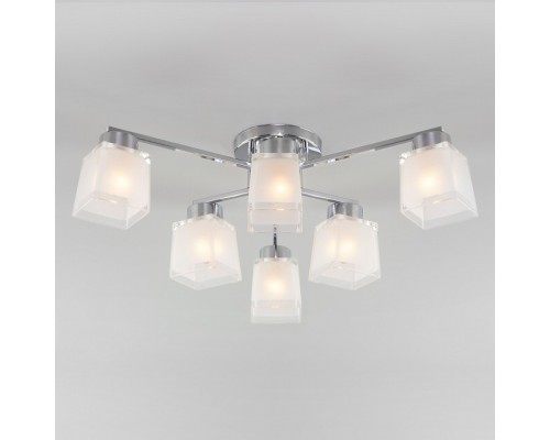 Потолочная люстра Eurosvet Delfi 30162/6 хром