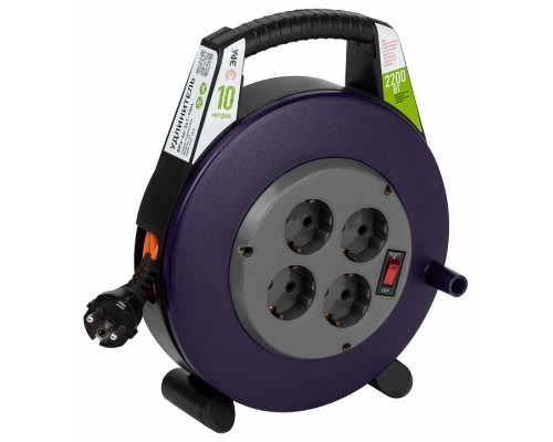 Удлинитель с выключателем Эра  BPx-4e-3x1-10m