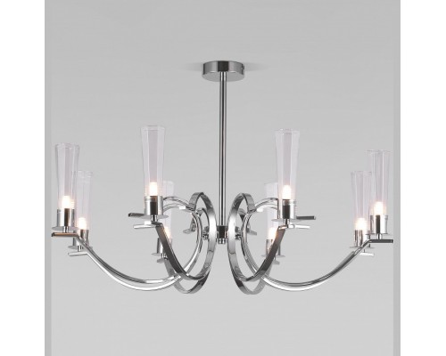 Люстра на штанге Eurosvet Rosher 60141/8 хром