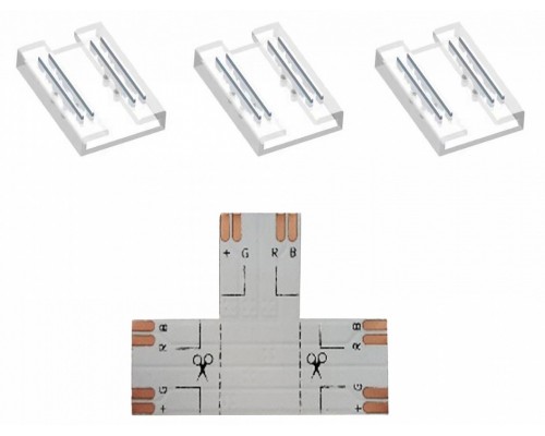 Соединитель лент T-образный жесткий Apeyron Electrics  09-98