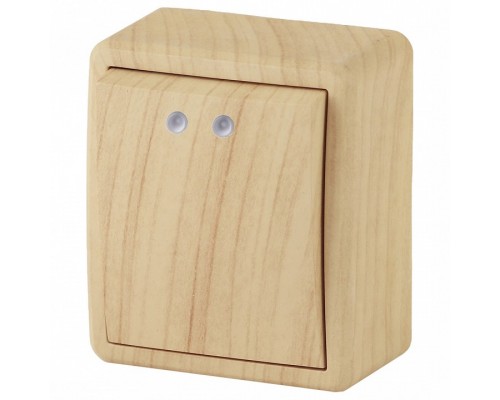 Выключатель одноклавишный с подсветкой Эра Эра Эксперт 11-1202-11