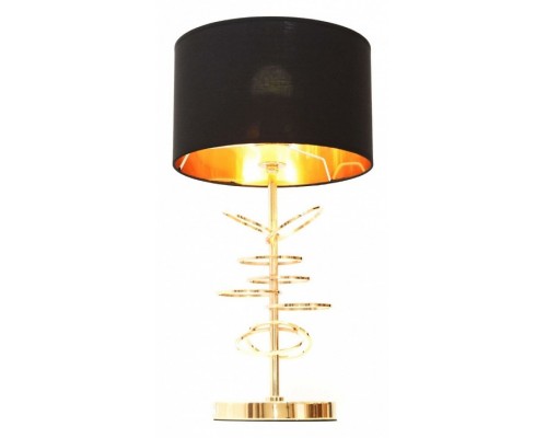 Настольная лампа декоративная LUMINA DECO Fabi LDT 5530 F.GD+BK Настольная лампа декоративная LUMINA DECO Fabi LDT 5530 F.GD+BK