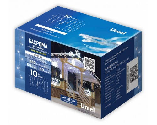 Бахрома световая Uniel UL-00012069 Бахрома световая Uniel UL-00012069