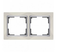 Рамка на 2 поста Werkel Snabb WL03-Frame-02-ivory