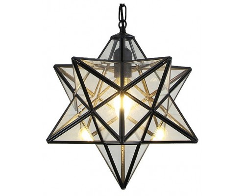 Подвесной светильник Imperiumloft Black Star Clear Glass 101314-26 Подвесной светильник Imperiumloft Black Star Clear Glass 101314-26
