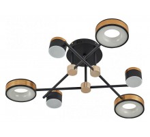 Потолочная люстра Arte Milano Ferrara-71040 271040/6 BK/GD