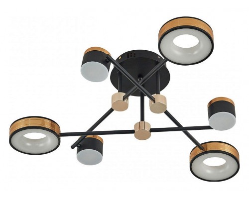 Потолочная люстра Arte Milano Ferrara-71040 271040/6 BK/GD