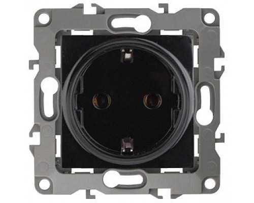 Розетка с заземлением, без рамки Эра Эра 12 12-2001-06