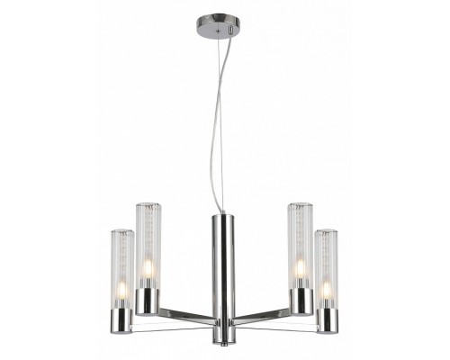 Подвесная люстра ILLUMICO IL0313-5P-79 CR Подвесная люстра ILLUMICO IL0313-5P-79 CR