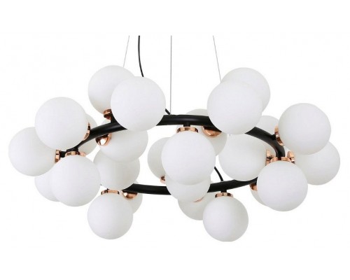 Подвесная люстра LUMINA DECO Marsiada LDP 6033-25 BK+MD Подвесная люстра LUMINA DECO Marsiada LDP 6033-25 BK+MD
