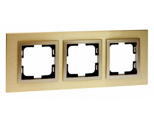 Рамка на 3 поста Mono Electric Style Aluminium 107-830000-162 Рамка на 3 поста Mono Electric Style Aluminium 107-830000-162