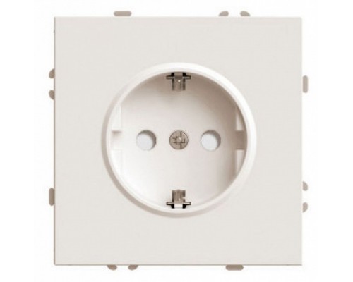 Розетка с заземлением и со шторкой, без рамки Stekker Эмили 49906