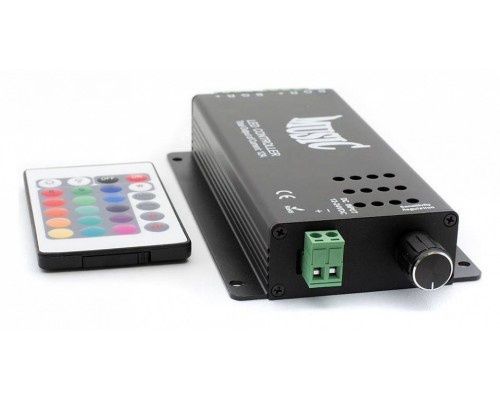 Контроллер-регулятор цвета RGB с пультом ДУ SWG IR IR-RGB-12A-music