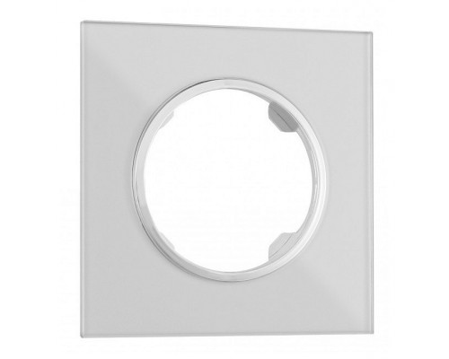 Рамка на 1 пост Arte Milano am-502.01 502.01-1.silver Рамка на 1 пост Arte Milano am-502.01 502.01-1.silver