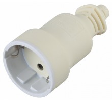 Розетка с заземлением Эра  R4(W)