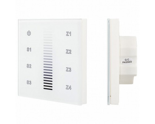 Панель-диммера сенсорная встраиваемая Arlight Sens SR-2830A-RF-IN White (220V, DIM, 4 зоны) Панель-диммера сенсорная встраиваемая Arlight Sens SR-2830A-RF-IN White (220V, DIM, 4 зоны)