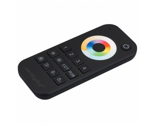 Пульт-регулятор цвета RGBW с сенсорным кольцом Arlight SMART-R SMART-R22-MULTI Black (4 зоны, 2.4G) Пульт-регулятор цвета RGBW с сенсорным кольцом Arlight SMART-R SMART-R22-MULTI Black (4 зоны, 2.4G)
