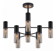 Люстра на штанге ILLUMICO  IL1295-8PPA-79 BK GD
