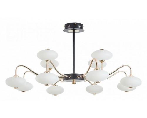 Люстра на штанге Arte Milano Neapolis-73908 273908/12 BK/GD