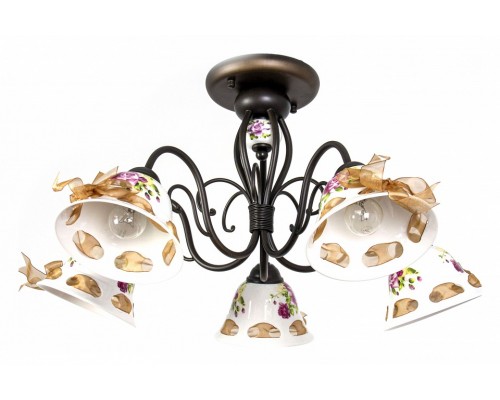Люстра на штанге Abrasax Emilia MDK9424/5B Coffee Люстра на штанге Abrasax Emilia MDK9424/5B Coffee