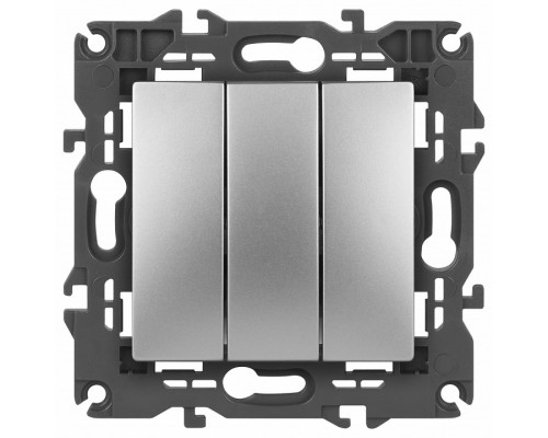 Выключатель трехклавишный без рамки Эра Эра Elegance 14-1107-03