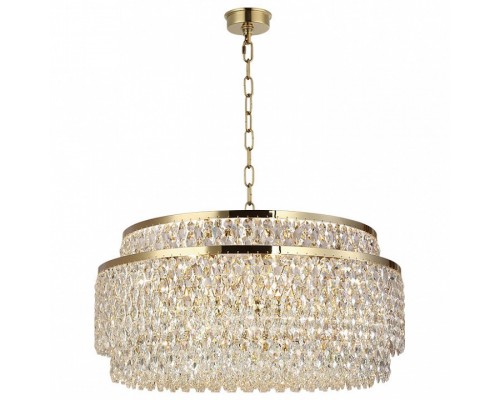 Подвесная люстра Newport TIFFANY 8530/80 C gold polished Подвесная люстра Newport TIFFANY 8530/80 C gold polished