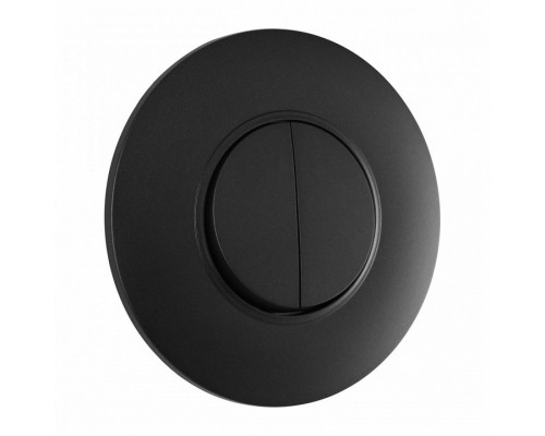 Выключатель двухклавишный Arte Milano SET08-1 SET08-1-30-2 black