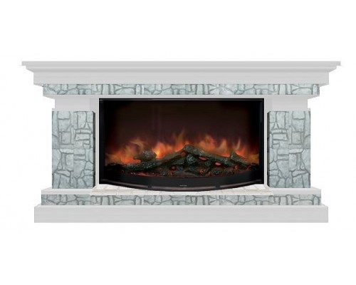 Комплект из электрокамина напольного и портала (143x45x80 см) Брайтон Старый Город Rondo 86 БР000030 Комплект из электрокамина напольного и портала (143x45x80 см) Брайтон Старый Город Rondo 86 БР000030