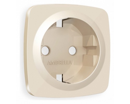 Накладка для розетки с заземлением Ambrella Volt Quant OP3060 Накладка для розетки с заземлением Ambrella Volt Quant OP3060