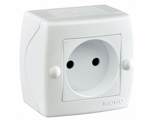 Розетка без заземления Mono Electric Octans IP20 104-010106-116 Розетка без заземления Mono Electric Octans IP20 104-010106-116