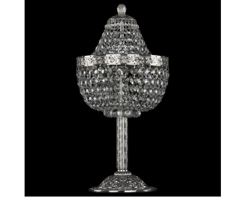 Настольная лампа декоративная Bohemia Ivele Crystal 1928 19281L6/H/20IV Ni Настольная лампа декоративная Bohemia Ivele Crystal 1928 19281L6/H/20IV Ni