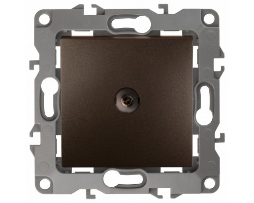 ТВ-розетка проходная без рамки Эра Эра 12 12-3102-13