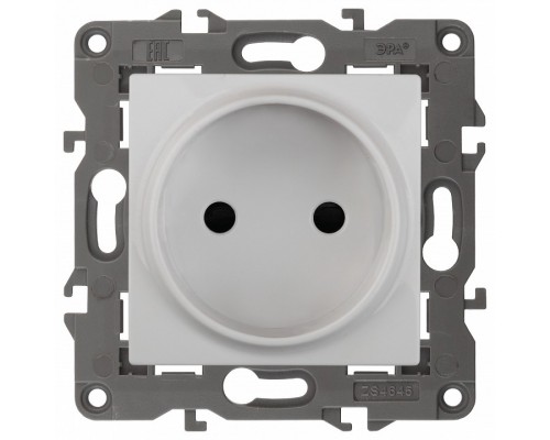 Розетка без заземления, без рамки Эра Эра Elegance 14-2105-01