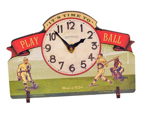 Настольные часы (12x19 см) Baseball POTBPB Настольные часы (12x19 см) Baseball POTBPB