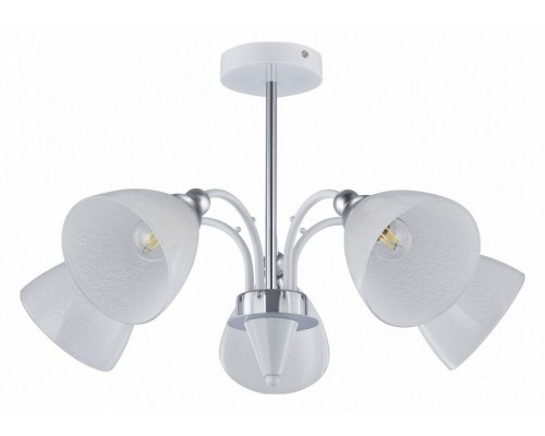 Люстра на штанге Arte Milano Napoli-326008 326008/5 WH+CR Люстра на штанге Arte Milano Napoli-326008 326008/5 WH+CR