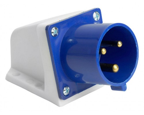 Вилка угловая 2P+PE Stekker ST 49445