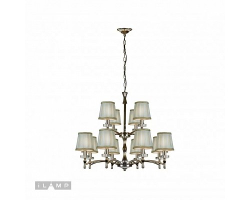 Подвесная люстра iLamp Olivia 82336/8+4 CR Подвесная люстра iLamp Olivia 82336/8+4 CR