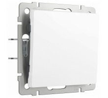 Кнопка звонка без рамки Werkel белый матовый W1114561