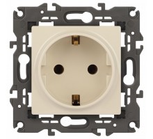 Розетка с заземлением, без рамки Эра Эра Elegance 14-2101-02