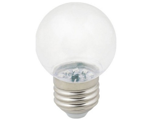 Лампа светодиодная Volpe Sky E27 1Вт 3000K LED-G45-1W/3000K/E27/CL/С Лампа светодиодная Volpe Sky E27 1Вт 3000K LED-G45-1W/3000K/E27/CL/С
