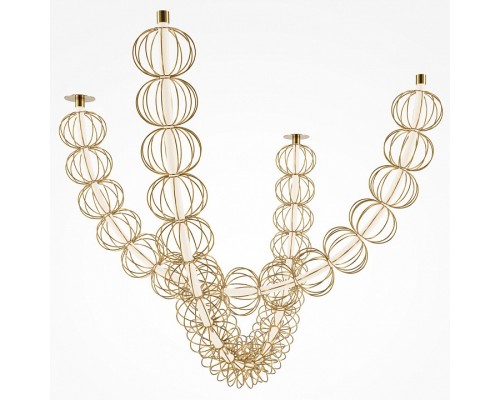 Подвесной светильник Maytoni Golden Cage MOD216PL-L42G3K Подвесной светильник Maytoni Golden Cage MOD216PL-L42G3K