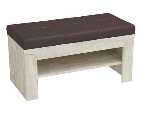 Банкетка-стеллаж для обуви Лючия 33.21