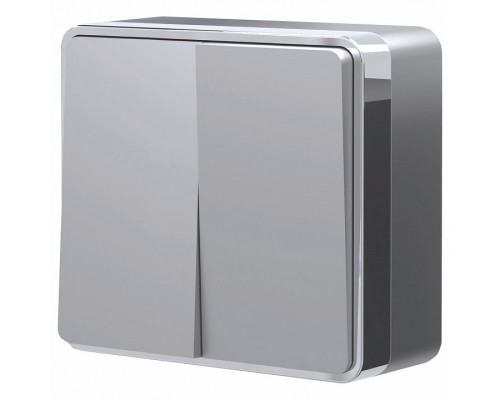 Выключатель двухклавишный Werkel Gallant W5020006 Выключатель двухклавишный Werkel Gallant W5020006